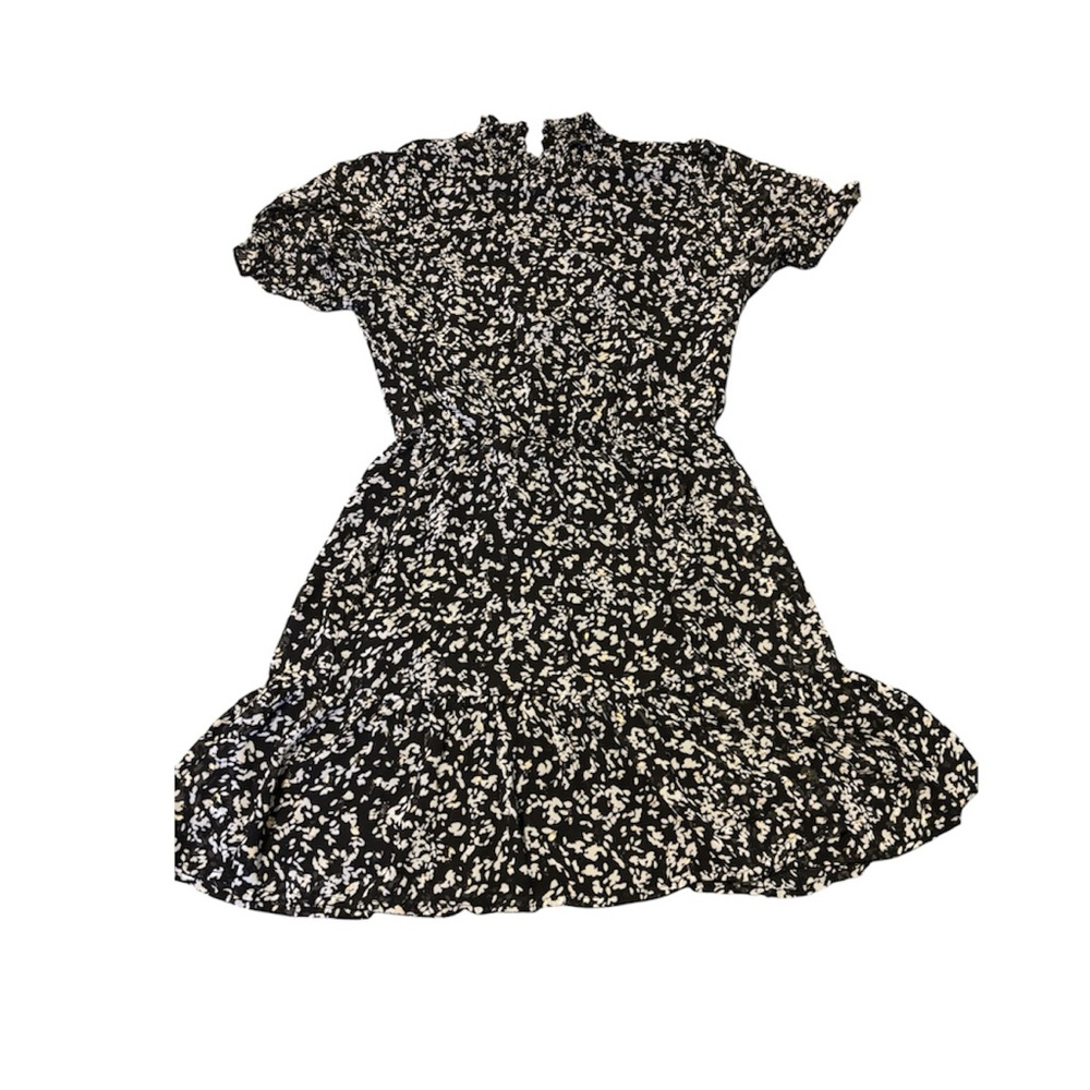 Crystal Doll Monochrome Patterned Dress